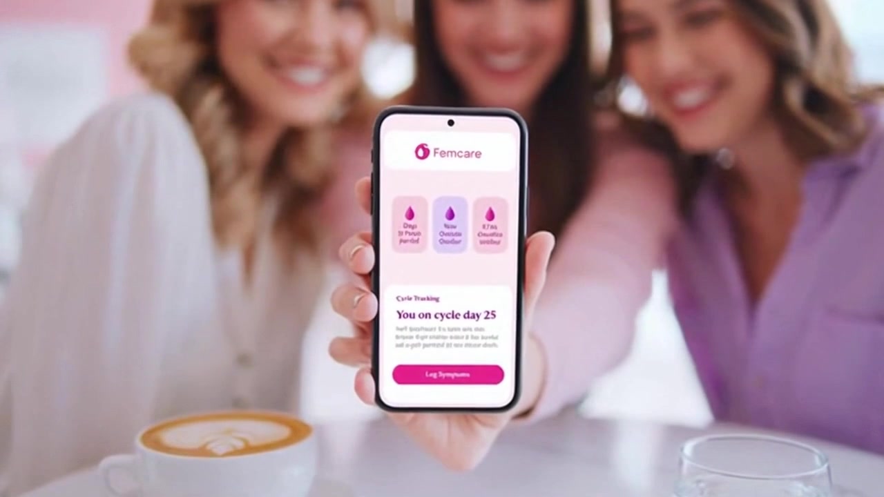 FemCare app UI